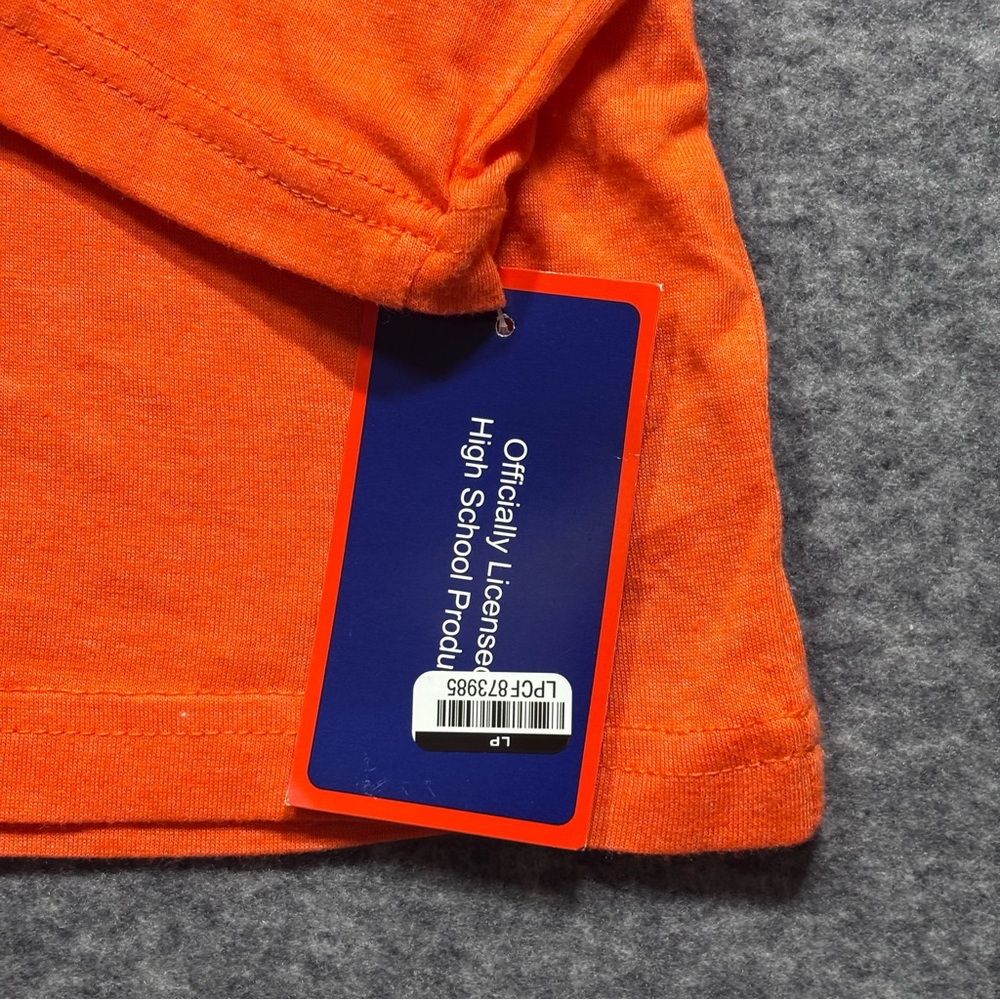 University Titans Bright Orange Long Sleeve Hooded Tee - Picture 6 of 12